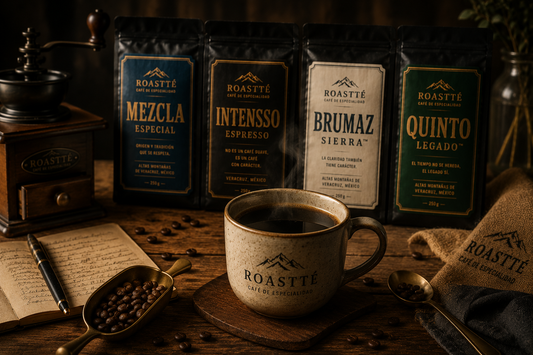 DESCUBRE TU RITUAL ROASTTE 4 PACK 250GR C/U