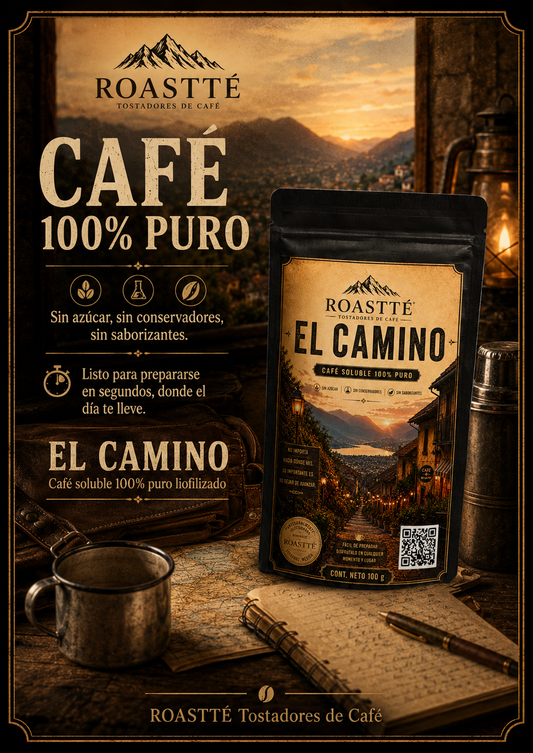 EL CAMINO™ — Café soluble 100% puro liofilizado