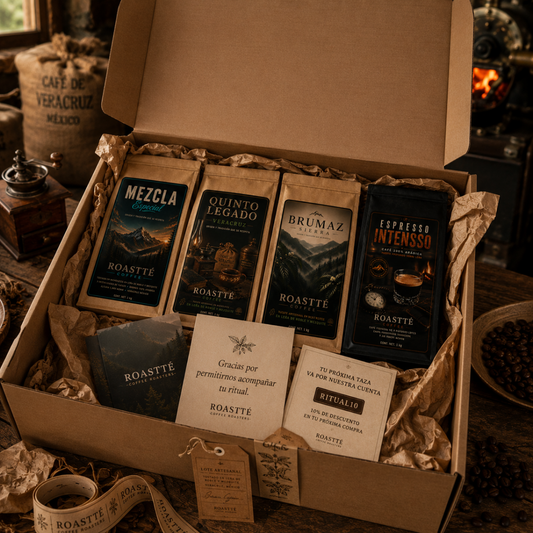 DESCUBRE TU RITUAL ROASTTE 4 PACK 250GR C/U