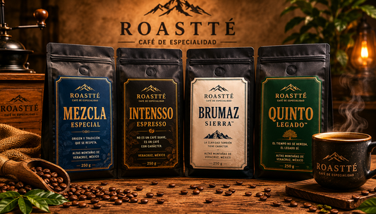 DESCUBRE TU RITUAL ROASTTE 4 PACK 250GR C/U