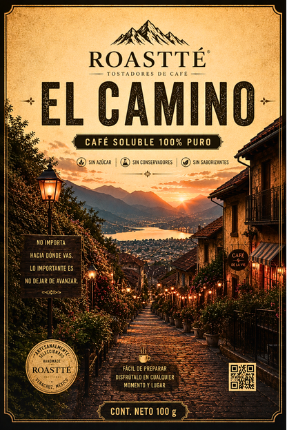 EL CAMINO™ — Café soluble 100% puro liofilizado
